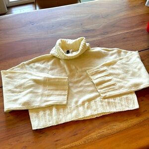 H&M Divided cropped turtleneck boxy sweater